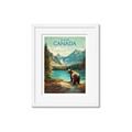 Picture of Canadian Brown Bear _GroupedProduct_Rectangle_Portrait_Framed_Matted_