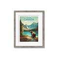 Picture of Canadian Brown Bear _GroupedProduct_Rectangle_Portrait_Framed_Matted_