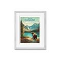 Picture of Canadian Brown Bear _GroupedProduct_Rectangle_Portrait_Framed_Matted_