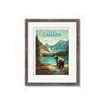 Picture of Canadian Brown Bear _GroupedProduct_Rectangle_Portrait_Framed_Matted_