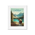 Picture of Canadian Brown Bear _GroupedProduct_Rectangle_Portrait_Framed_Matted_