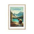 Picture of Canadian Brown Bear _GroupedProduct_Rectangle_Portrait_Framed_Matted_
