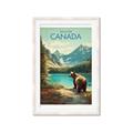 Picture of Canadian Brown Bear _GroupedProduct_Rectangle_Portrait_Framed_Matted_