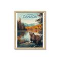 Picture of Canadian Beavers _GroupedProduct_Rectangle_Portrait_Framed_Matted_