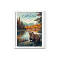 Picture of Canadian Beavers _GroupedProduct_Rectangle_Portrait_Framed_Matted_