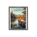 Picture of Canadian Beavers _GroupedProduct_Rectangle_Portrait_Framed_Matted_