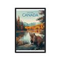 Picture of Canadian Beavers _GroupedProduct_Rectangle_Portrait_Framed_Matted_