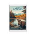Picture of Canadian Beavers _GroupedProduct_Rectangle_Portrait_Framed_Matted_