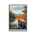 Picture of Canadian Beavers _GroupedProduct_Rectangle_Portrait_Framed_Matted_