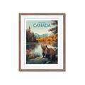 Picture of Canadian Beavers _GroupedProduct_Rectangle_Portrait_Framed_Matted_