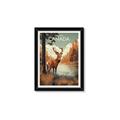 Picture of Canadian Deer _GroupedProduct_Rectangle_Portrait_Framed_Matted_