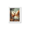 Picture of Canadian Deer _GroupedProduct_Rectangle_Portrait_Framed_Matted_