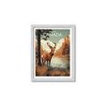 Picture of Canadian Deer _GroupedProduct_Rectangle_Portrait_Framed_Matted_