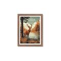 Picture of Canadian Deer _GroupedProduct_Rectangle_Portrait_Framed_Matted_