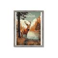 Picture of Canadian Deer _GroupedProduct_Rectangle_Portrait_Framed_Matted_