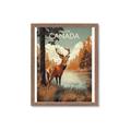 Picture of Canadian Deer _GroupedProduct_Rectangle_Portrait_Framed_Matted_