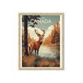 Picture of Canadian Deer _GroupedProduct_Rectangle_Portrait_Framed_Matted_