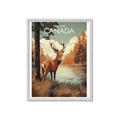 Picture of Canadian Deer _GroupedProduct_Rectangle_Portrait_Framed_Matted_