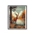 Picture of Canadian Deer _GroupedProduct_Rectangle_Portrait_Framed_Matted_