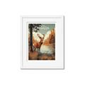 Picture of Canadian Deer _GroupedProduct_Rectangle_Portrait_Framed_Matted_