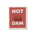 Picture of Hot Dam _GroupedProduct_Rectangle_Portrait_Framed_Matted_