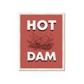 Picture of Hot Dam _GroupedProduct_Rectangle_Portrait_Framed_Matted_