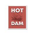 Picture of Hot Dam _GroupedProduct_Rectangle_Portrait_Framed_Matted_