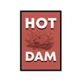 Picture of Hot Dam _GroupedProduct_Rectangle_Portrait_Framed_Matted_