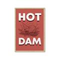 Picture of Hot Dam _GroupedProduct_Rectangle_Portrait_Framed_Matted_