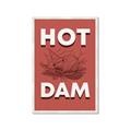 Picture of Hot Dam _GroupedProduct_Rectangle_Portrait_Framed_Matted_