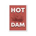 Picture of Hot Dam _GroupedProduct_Rectangle_Portrait_Framed_Matted_