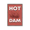 Picture of Hot Dam _GroupedProduct_Rectangle_Portrait_Framed_Matted_
