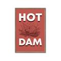 Picture of Hot Dam _GroupedProduct_Rectangle_Portrait_Framed_Matted_