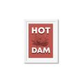 Picture of Hot Dam _GroupedProduct_Rectangle_Portrait_Framed_Matted_