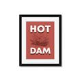 Picture of Hot Dam _GroupedProduct_Rectangle_Portrait_Framed_Matted_