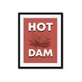 Picture of Hot Dam _GroupedProduct_Rectangle_Portrait_Framed_Matted_