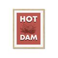 Picture of Hot Dam _GroupedProduct_Rectangle_Portrait_Framed_Matted_