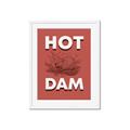 Picture of Hot Dam _GroupedProduct_Rectangle_Portrait_Framed_Matted_