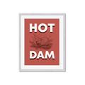 Picture of Hot Dam _GroupedProduct_Rectangle_Portrait_Framed_Matted_