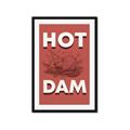 Picture of Hot Dam _GroupedProduct_Rectangle_Portrait_Framed_Matted_