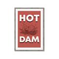 Picture of Hot Dam _GroupedProduct_Rectangle_Portrait_Framed_Matted_