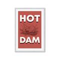 Picture of Hot Dam _GroupedProduct_Rectangle_Portrait_Framed_Matted_