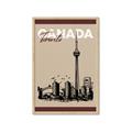 Picture of Torontoscape _GroupedProduct_Rectangle_Portrait_Framed_Matted_
