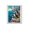 Picture of Perched Above the Blue _GroupedProduct_Rectangle_Portrait_Framed_Matted_