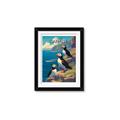 Picture of Perched Above the Blue _GroupedProduct_Rectangle_Portrait_Framed_Matted_
