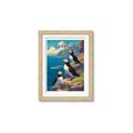 Picture of Perched Above the Blue _GroupedProduct_Rectangle_Portrait_Framed_Matted_
