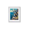 Picture of Perched Above the Blue _GroupedProduct_Rectangle_Portrait_Framed_Matted_
