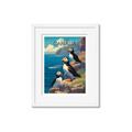 Picture of Perched Above the Blue _GroupedProduct_Rectangle_Portrait_Framed_Matted_