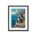 Picture of Perched Above the Blue _GroupedProduct_Rectangle_Portrait_Framed_Matted_