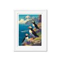Picture of Perched Above the Blue _GroupedProduct_Rectangle_Portrait_Framed_Matted_